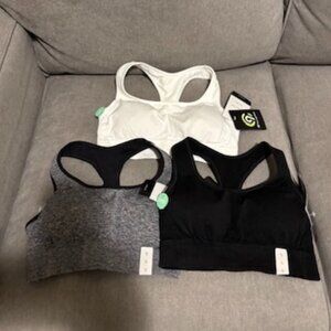 C9 CHAMPION WOMEN'S SPORTS BRA SET OF 3 SIZE Small NWT